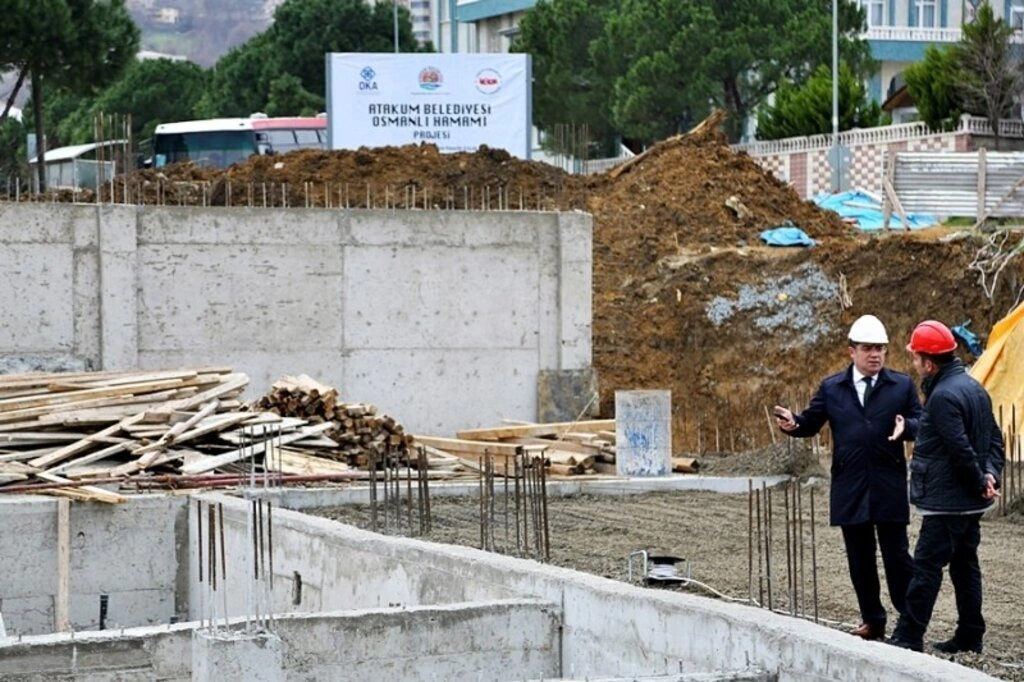 Atakum'da Osmanlı hamamları çalışmaları tam gaz ilerliyor - Resim 8
