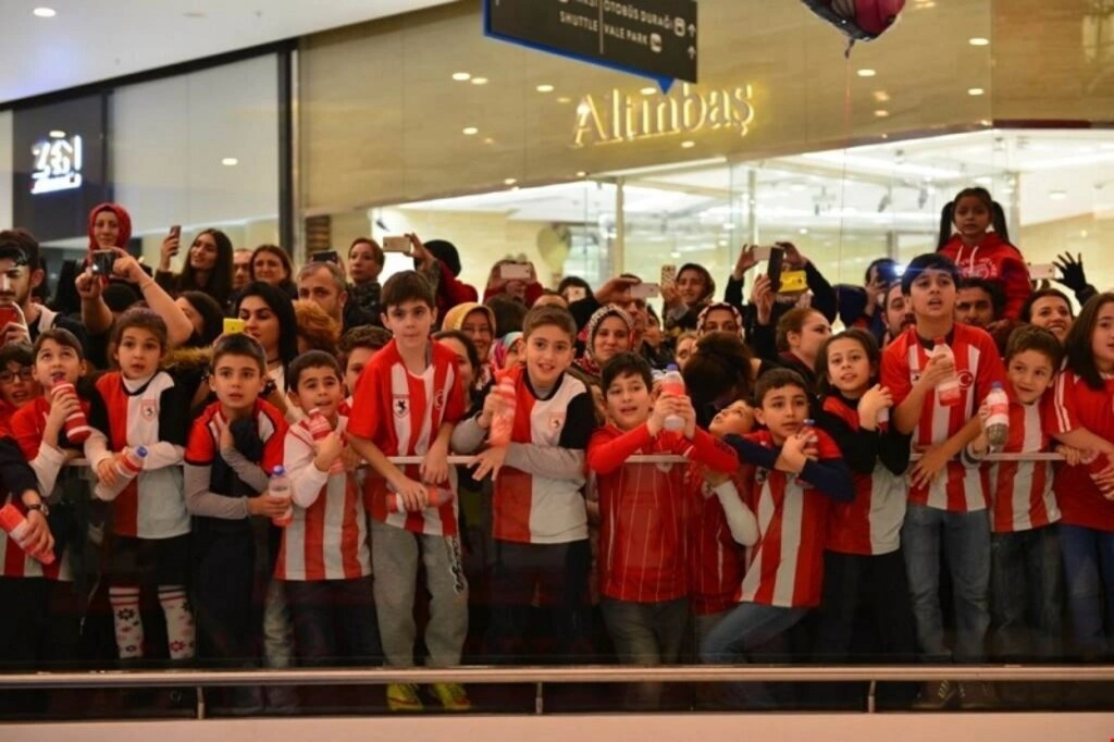 Piazza AVM'de Samsunspor coşkusu yaşandı! - Resim 4