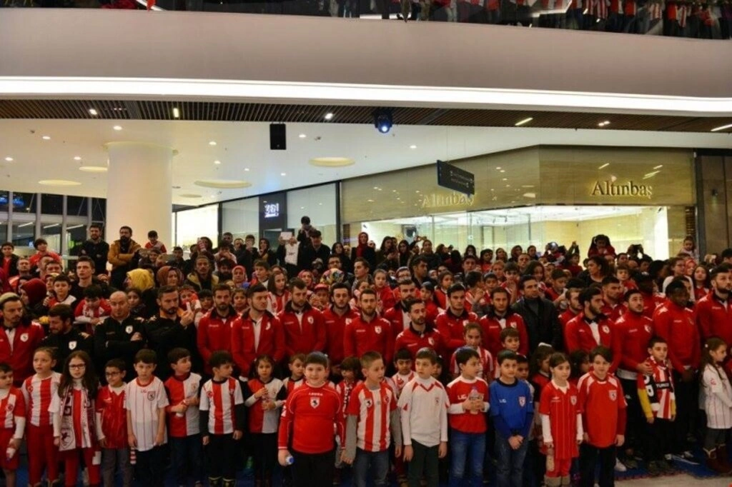 Piazza AVM'de Samsunspor coşkusu yaşandı! - Resim 15