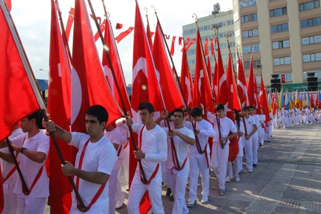 Samsun Cumhuriyet Meydanı'nda 29 Ekim Cumhuriyet Bayramı kutlama töreni fotoğrafları - Resim 11