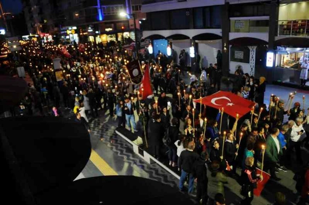 Samsun'da Fener Alayı ve Gençlik Festivali Yürüyüşü yapıldı  - Resim 10