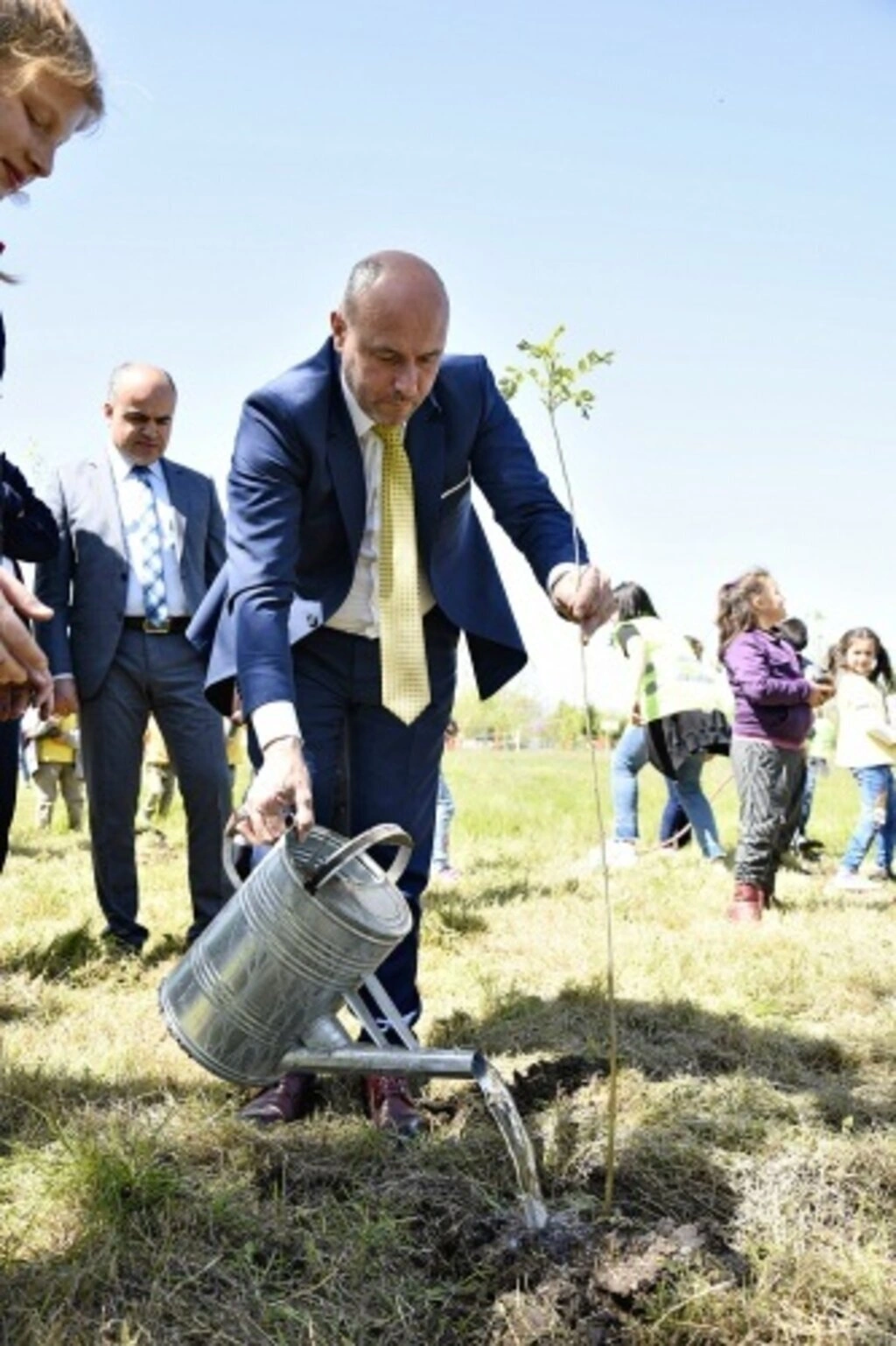 Tekkeköy'e bahar geldi, fidanlar toprakla buluştu - Resim 7
