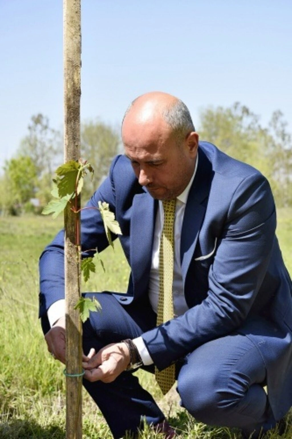 Tekkeköy'e bahar geldi, fidanlar toprakla buluştu - Resim 8