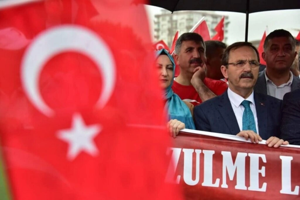 Samsun'da Zulme Lanet, Kudüs'e Destek yürüyüşü - Resim 14