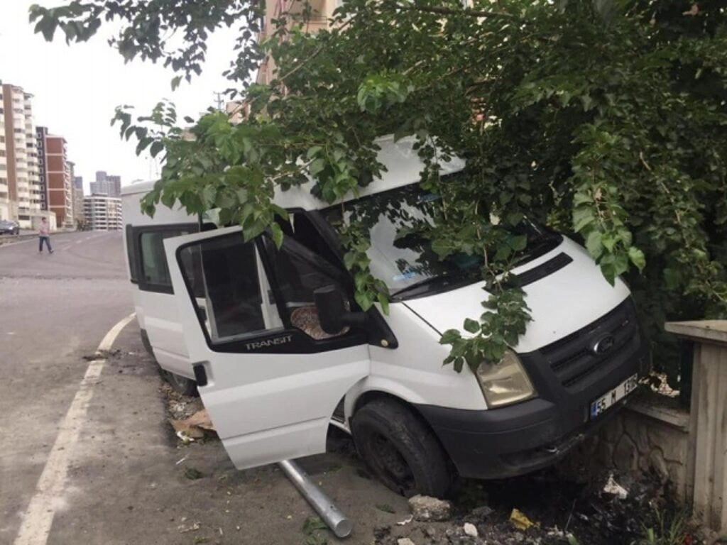 Atakum Yeni Mahallede Yine Kaza - Resim 1