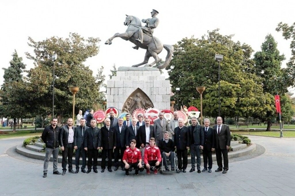 Samsunspor Atatürk’ü andı - Resim 3