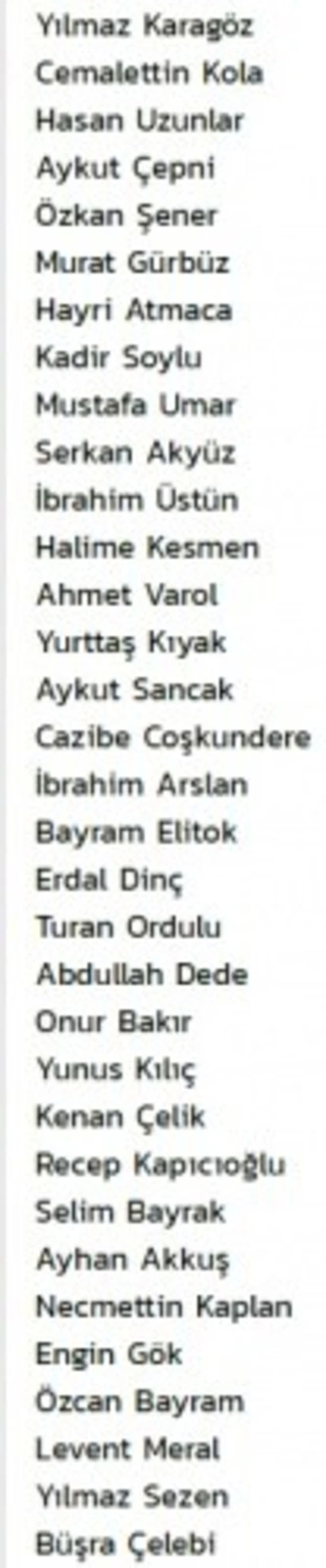 İlkadım AK Parti - MHP Belediye Meclis üyesi aday listesi - Resim 1