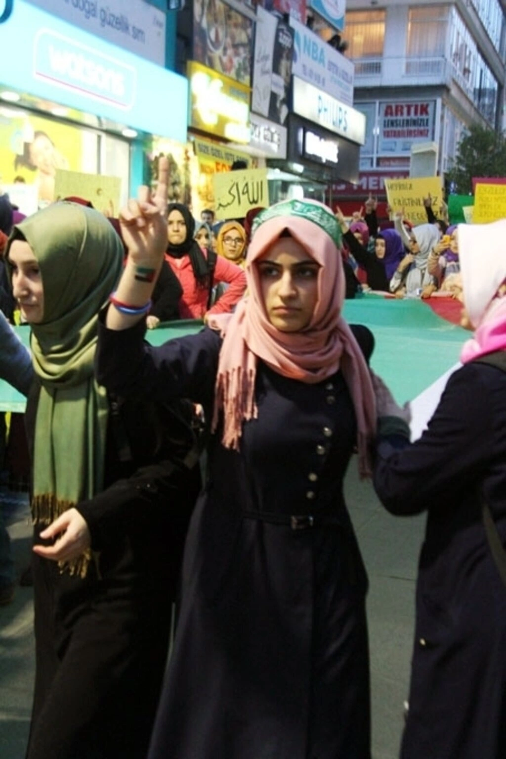 Samsun İmam Hatip Lisesi öğrencileri'nden Mescid-i Aksa yürüyüşü - Resim 4