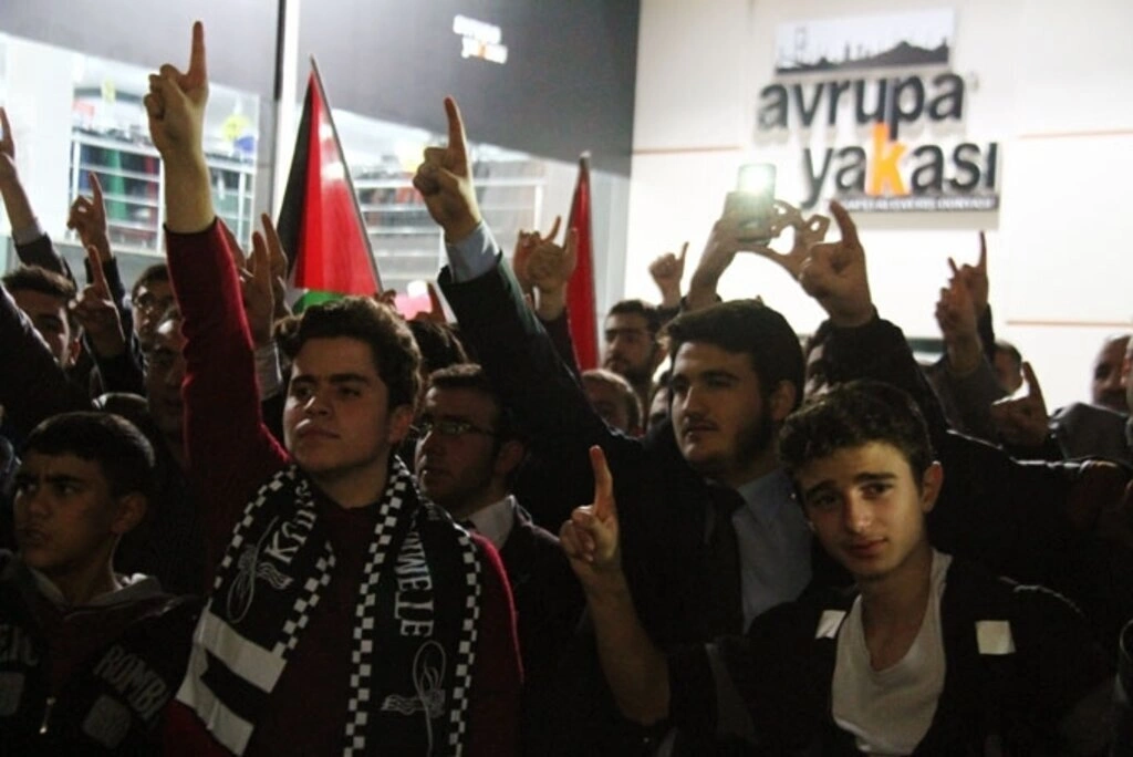Samsun İmam Hatip Lisesi öğrencileri'nden Mescid-i Aksa yürüyüşü - Resim 16