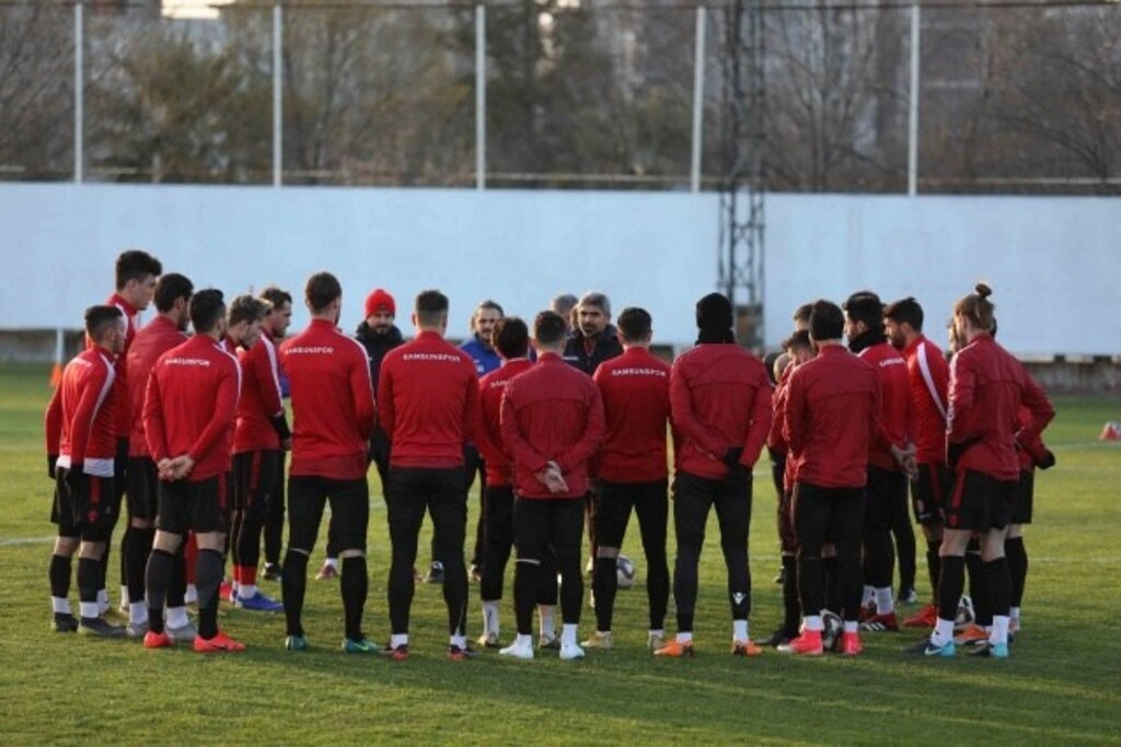 Samsunspor İnegölspor maçı hazırlıklarına başladı - Resim 1