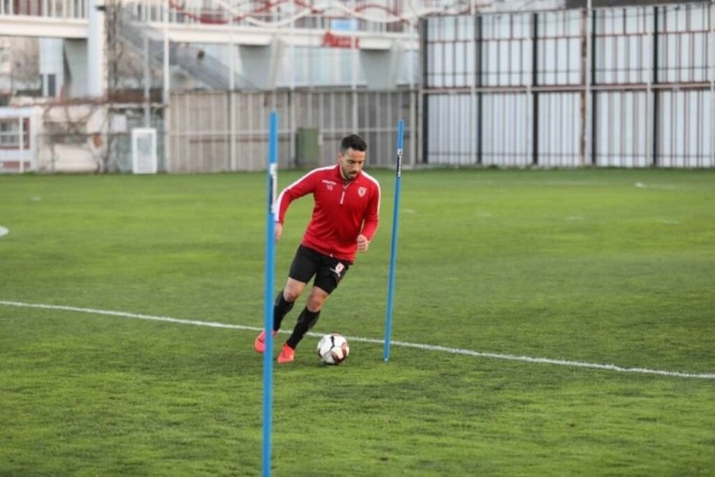 Samsunspor İnegölspor maçı hazırlıklarına başladı - Resim 3