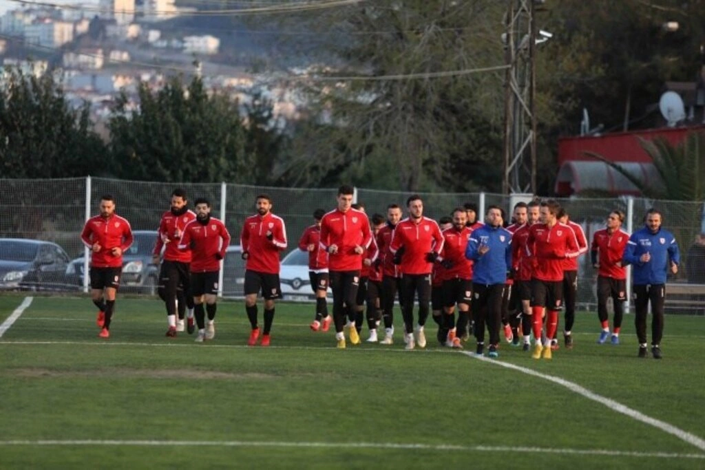 Samsunspor İnegölspor maçı hazırlıklarına başladı - Resim 4