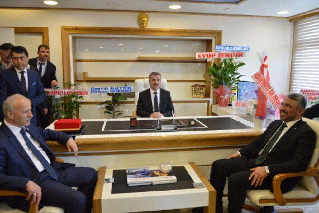 Havza Belediyesi'nde devir teslim töreni - Resim 1