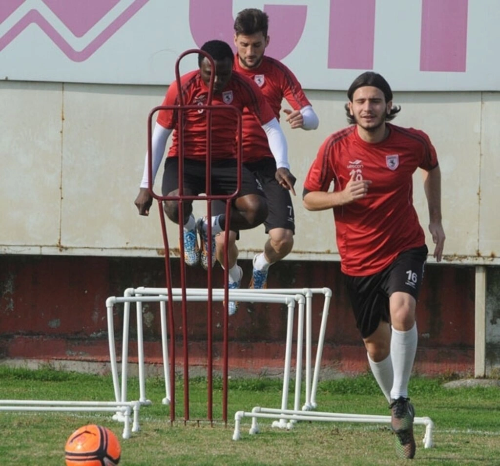 Samsunspor'da neşeli idman - Resim 1