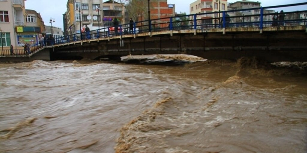 Samsun'da sağanak yağış hayatı olumsuz etkiledi, dereler taştı, su baskınları meydana geldi - Resim 10