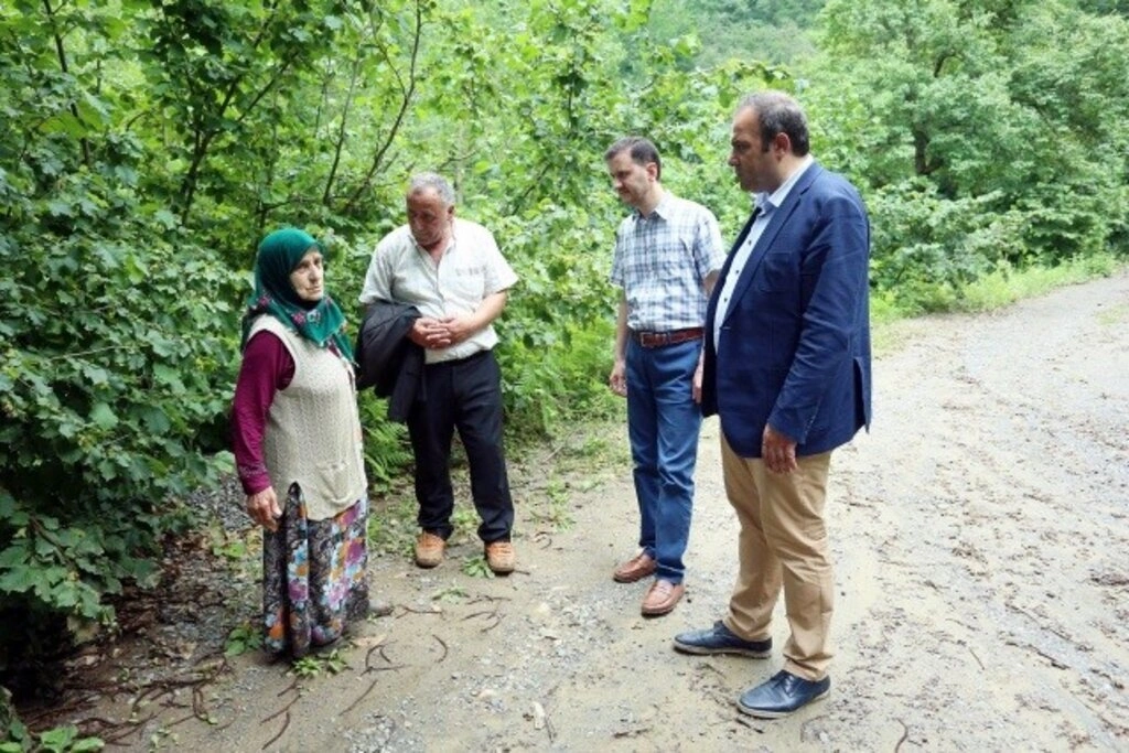 Canik'te sel ve heyelan afeti yaşandı - Resim 5