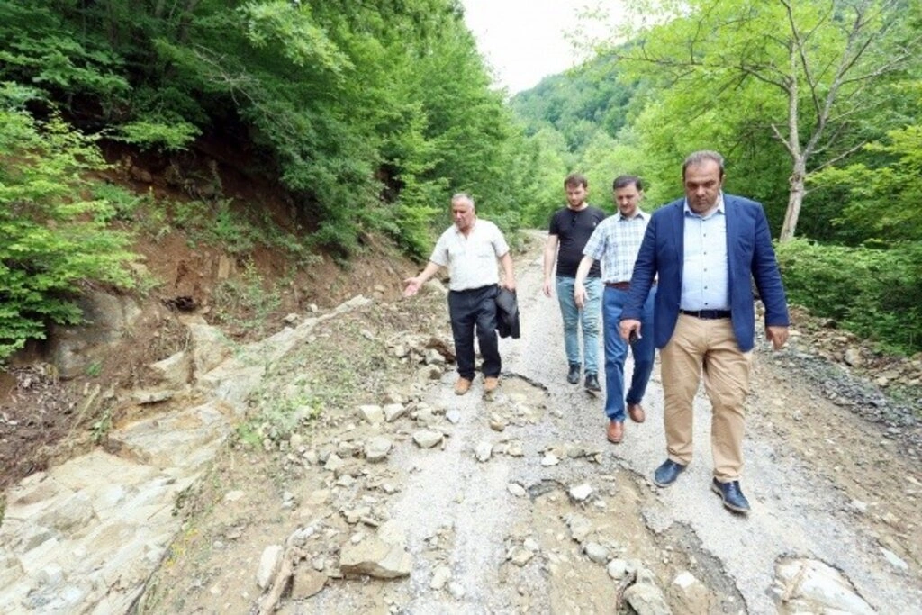 Canik'te sel ve heyelan afeti yaşandı - Resim 7