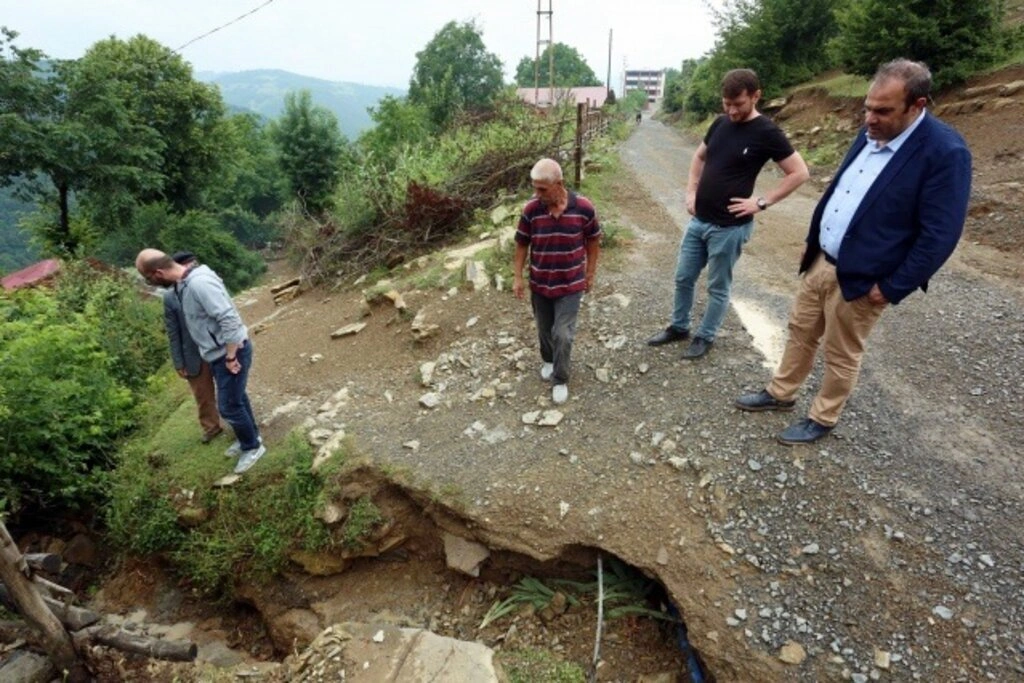 Canik'te sel ve heyelan afeti yaşandı - Resim 8