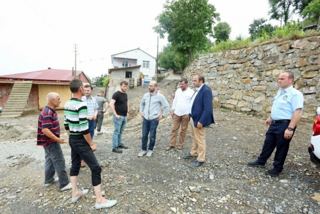 Canik'te sel ve heyelan afeti yaşandı - Resim 12