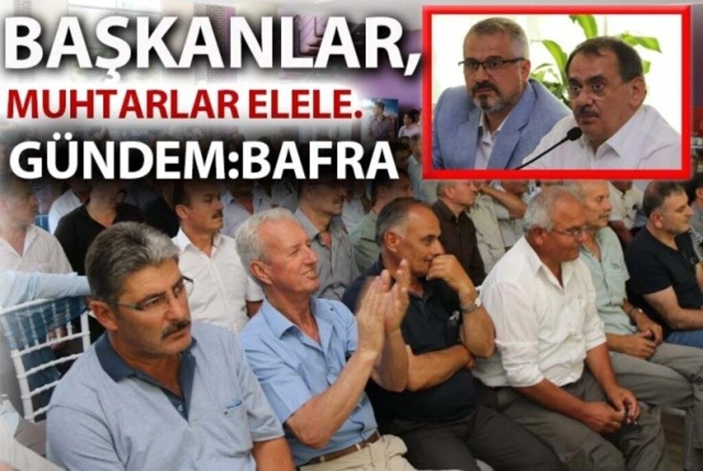 BAŞKANLAR VE MUHTARLAR ELELE GÜNDEM: BAFRA - Resim 2