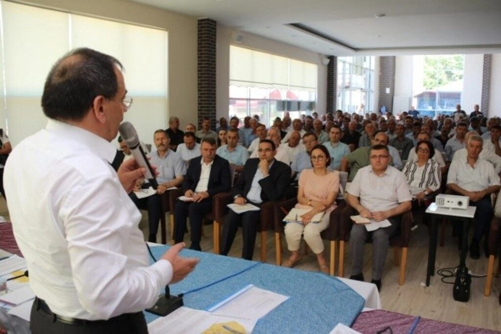 BAŞKANLAR VE MUHTARLAR ELELE GÜNDEM: BAFRA - Resim 13