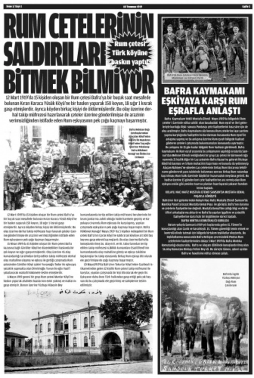 100. yıl gazetesine Bafralılardan yoğun ilgi - Resim 8