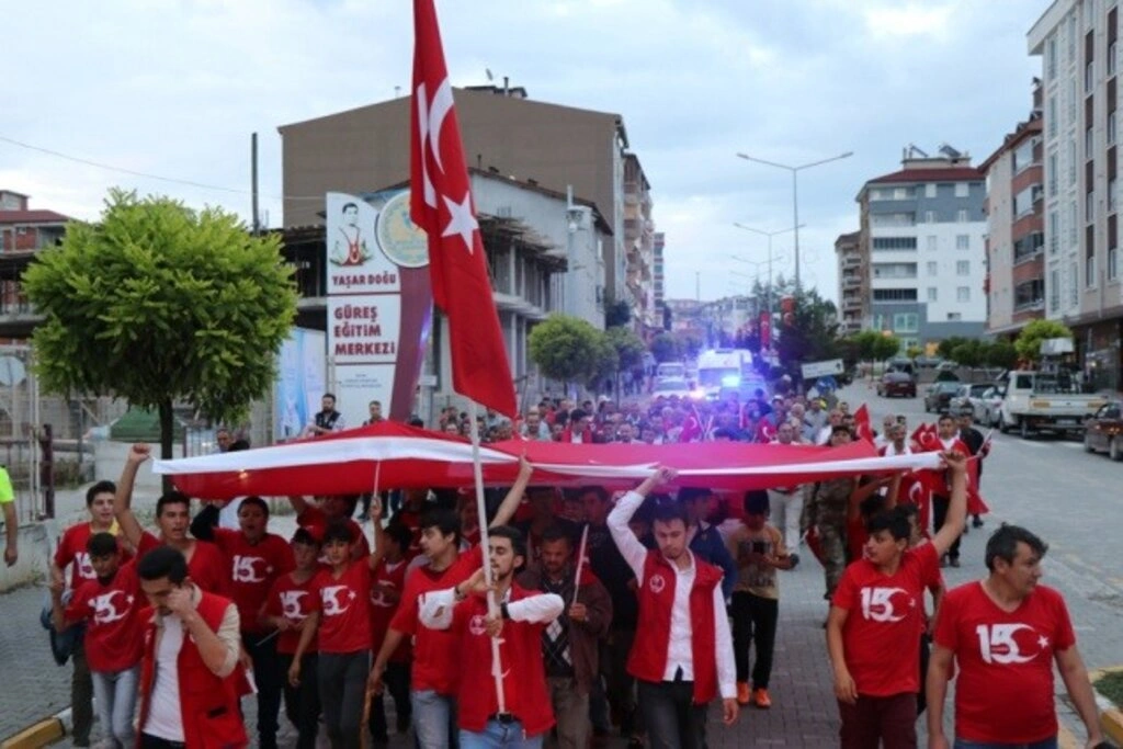 Kavak İlçesi'nde 15 Temmuz programı - Resim 1