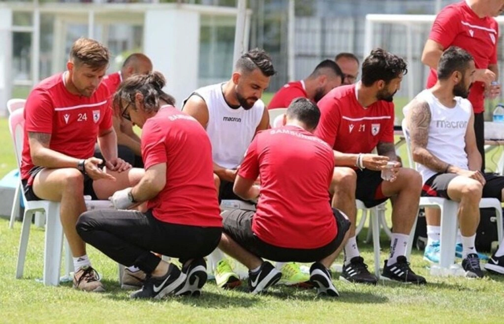 Samsunsporlu futbolcular laktat performans testinden  geçti - Resim 6