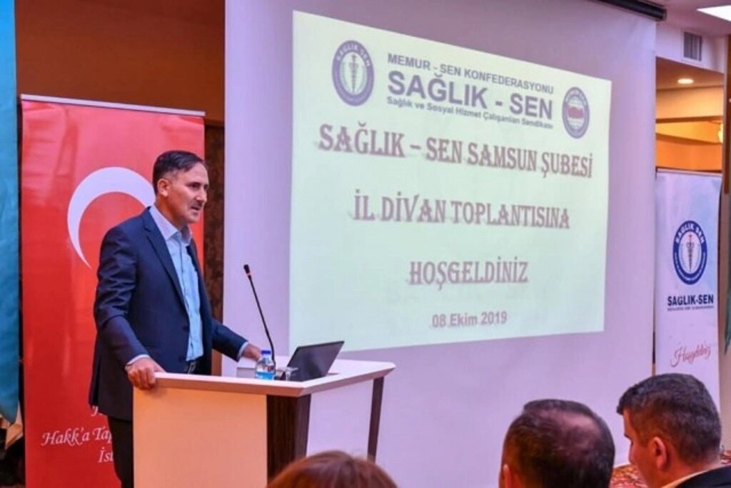 Samsun Sağlık-Sen Samsun Şubesi İl Divan Toplantısı Yapıldı - Resim 1