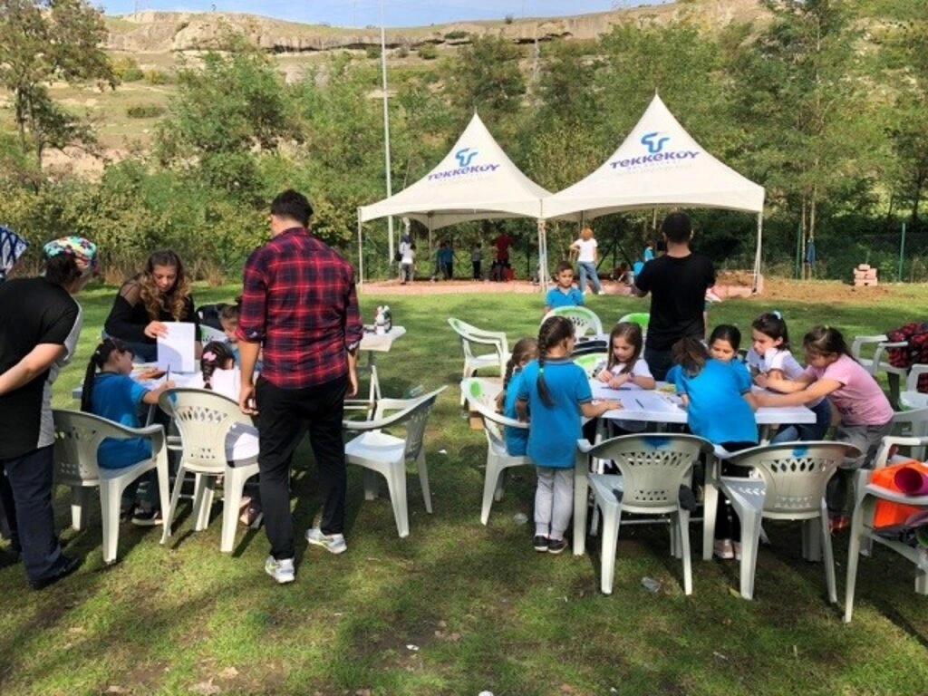 OMÜ Arkeoloji Bölümü TÜBİTAK Bilim Şenliği’nde Çocukları Eğitim - Resim 12