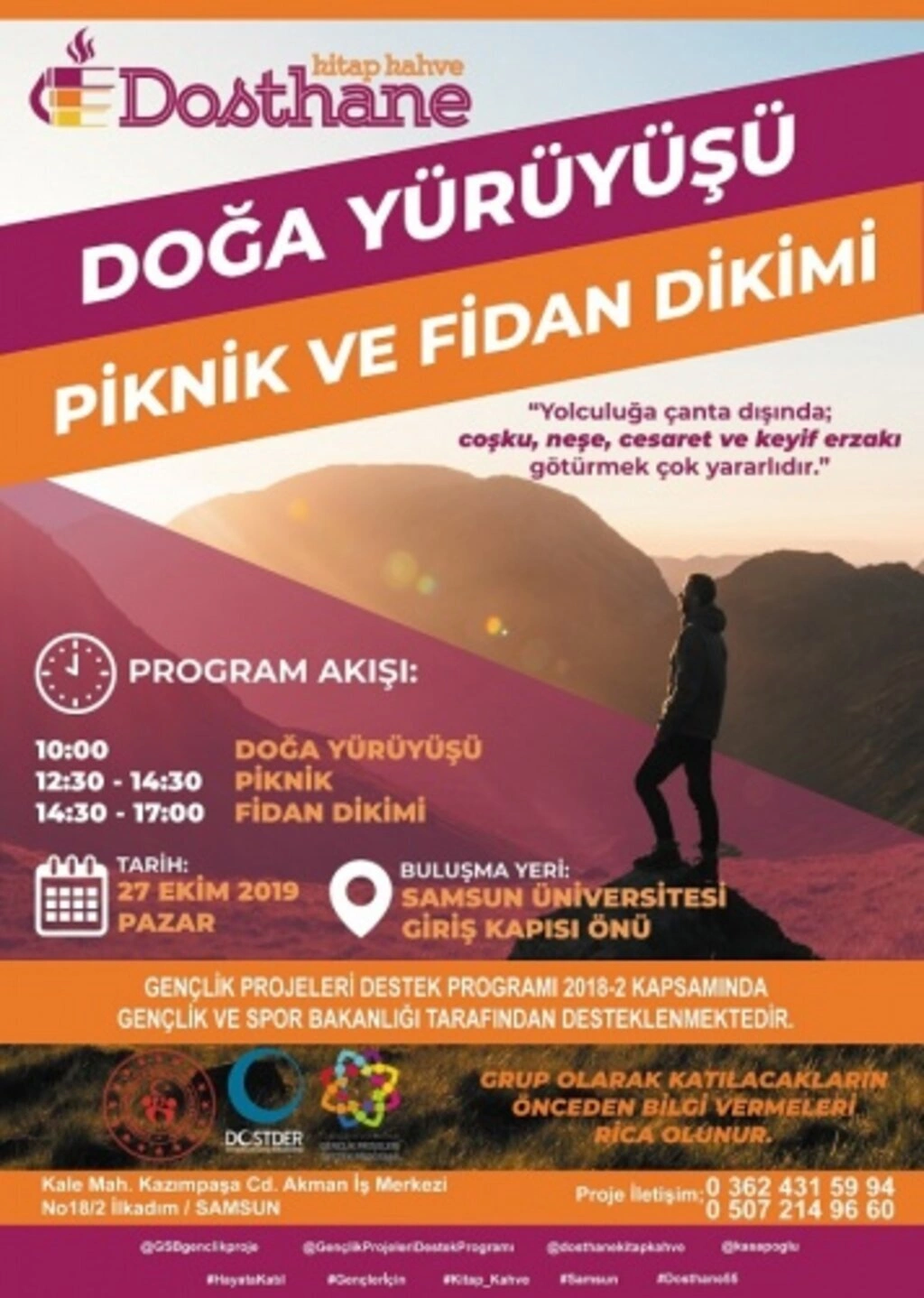 Dosthane Kitap Kahve, kitapseverleri ve gençleri doğaya davet ediyor! - Resim 1