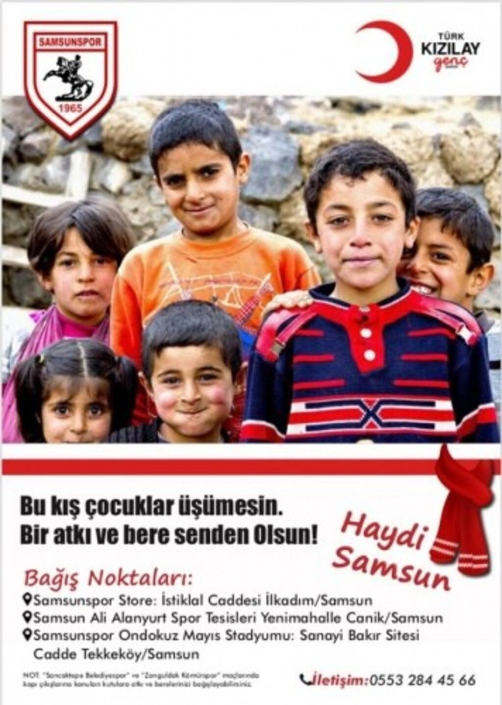 Genç Kızılay Samsun’dan Samsunspor taraftarına büyük çağrı! - Resim 1