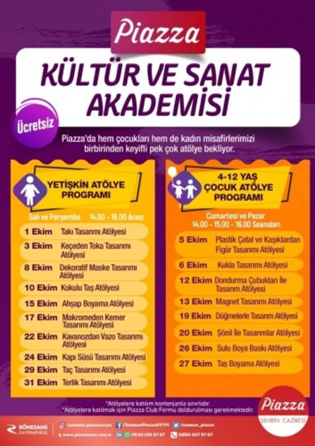 Samsun Piazza’da Keyifli Atölyeler - Resim 5