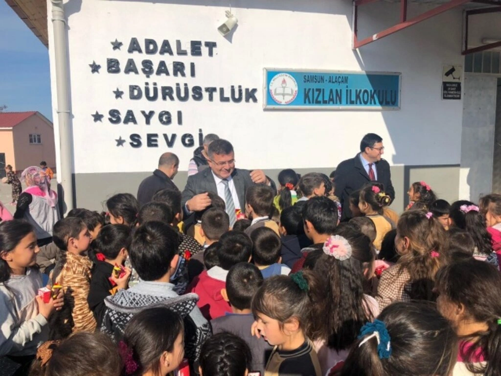 Alaçam Kızlan İlköğretim Okulu’nun onarımı ve eksikleri tamamlandı - Resim 5