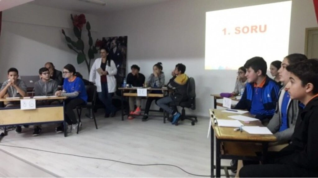 Samsun Canik Hasköy Ortaokulu 8. Sınıflar Bilgi Yarışması - Resim 3
