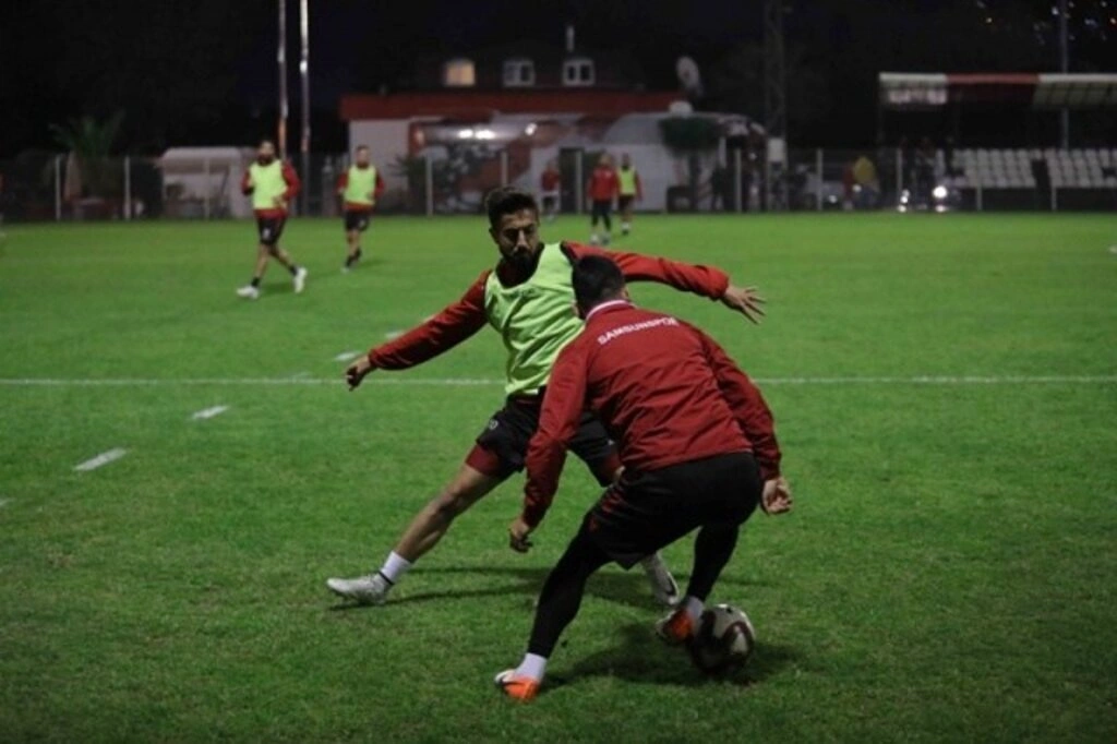 Samsunspor Çorum Belediye maçının hazırlıklarını sürdürüyor - Resim 4