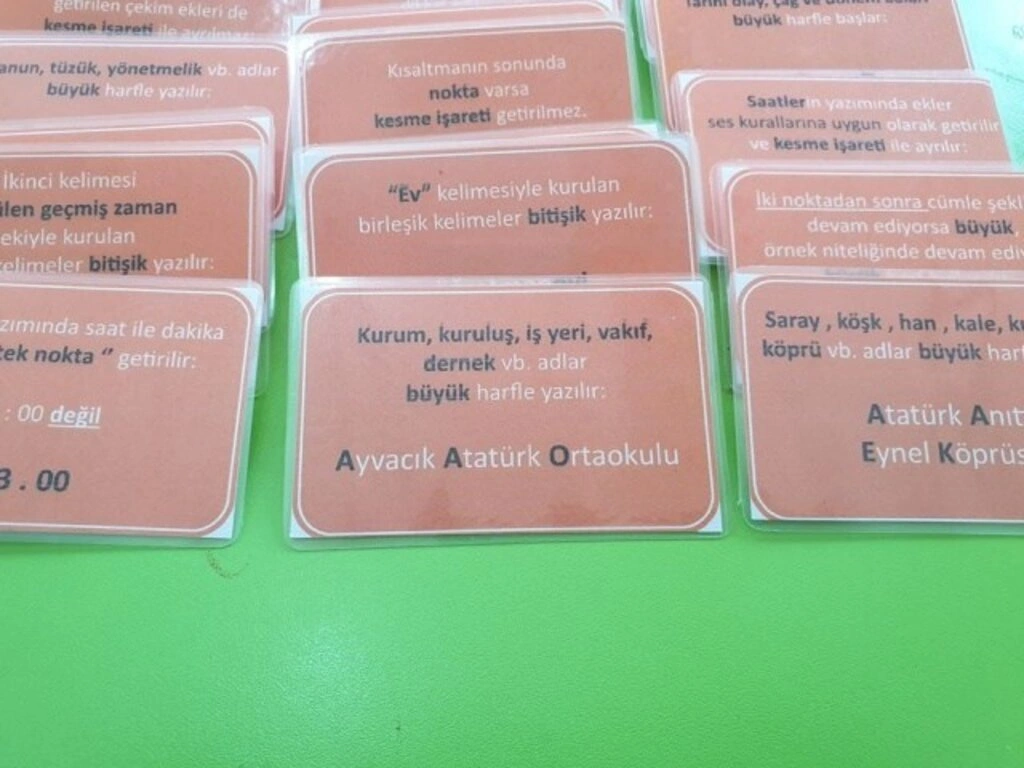 Ayvacık İlk ve Ortaokulu'ndan Türkçe Yakamdan Düşmüyor etkinliği - Resim 4