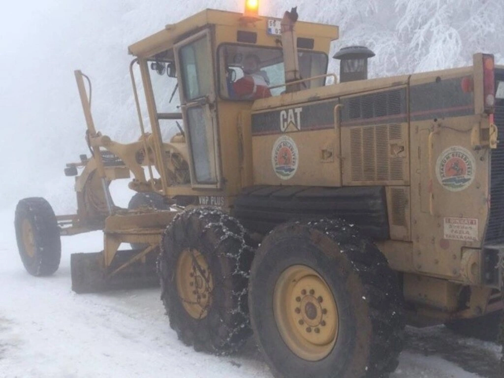 Atakum'un yüksek bölgelerinde kar yağışı etkili oldu! Samsun haber - Resim 3