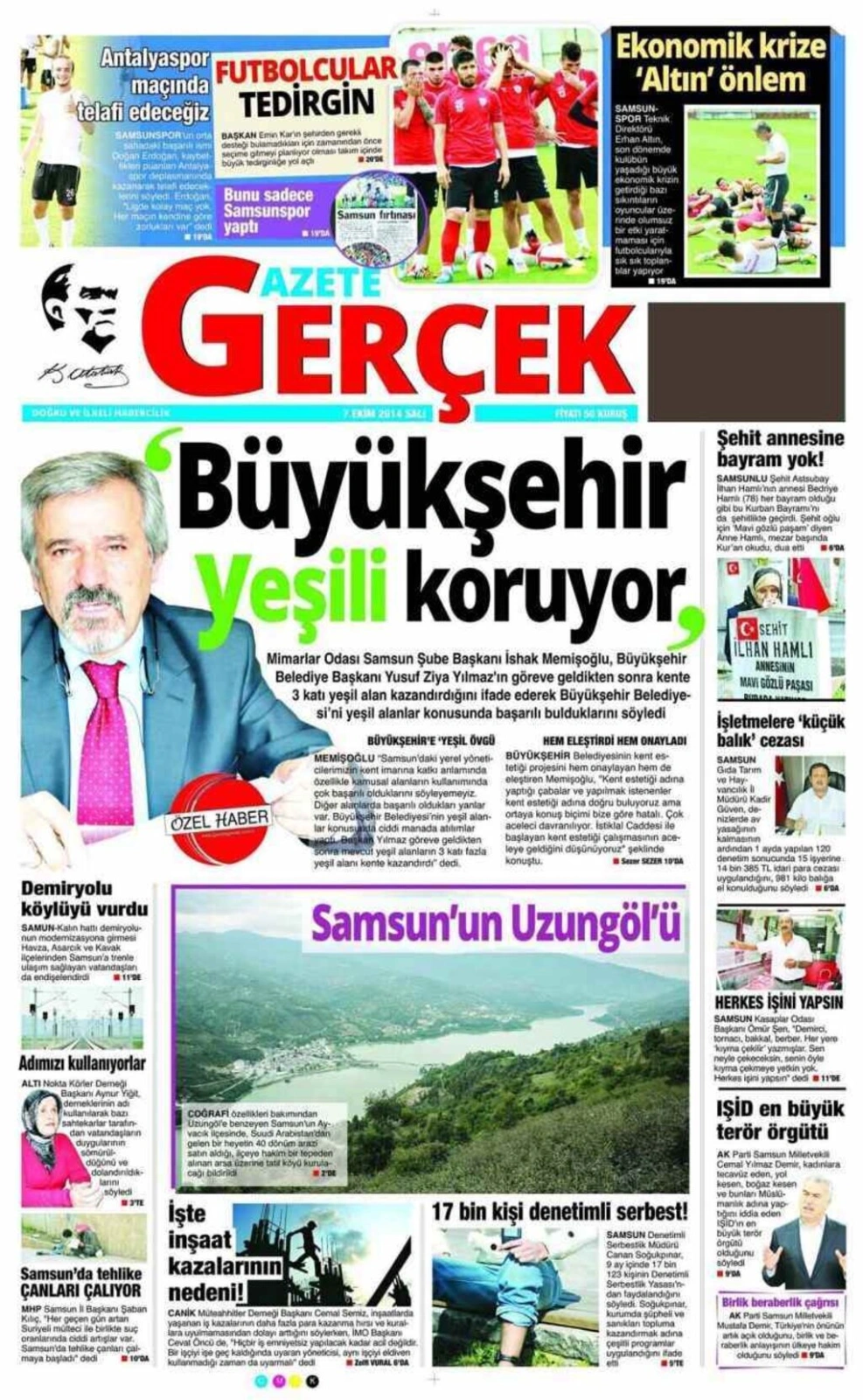 7 Ekim Salı Yerel Gazeteler - Resim 2