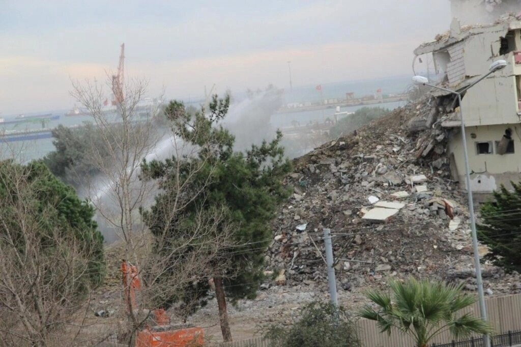 Büyük Samsun oteli yıkım çalışması - Resim 2