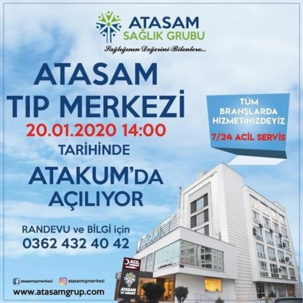 Atasam Tıp Merkezi Atakum'da açılıyor! - Resim 1