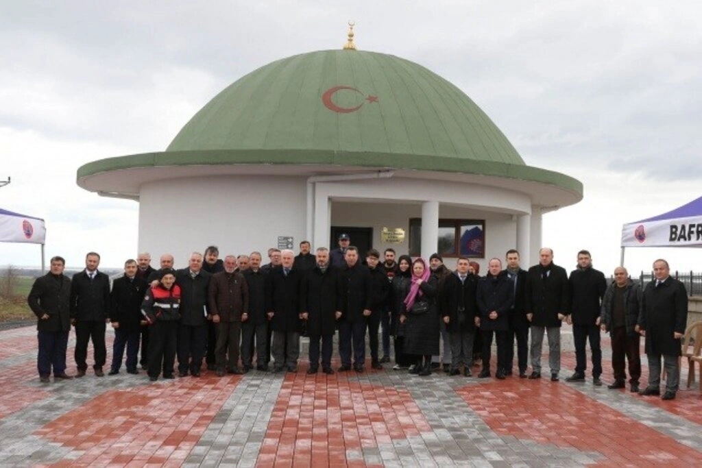 Bafra Yakıntaş Mezarlığı Mescidi dualarla açıldı - Resim 3