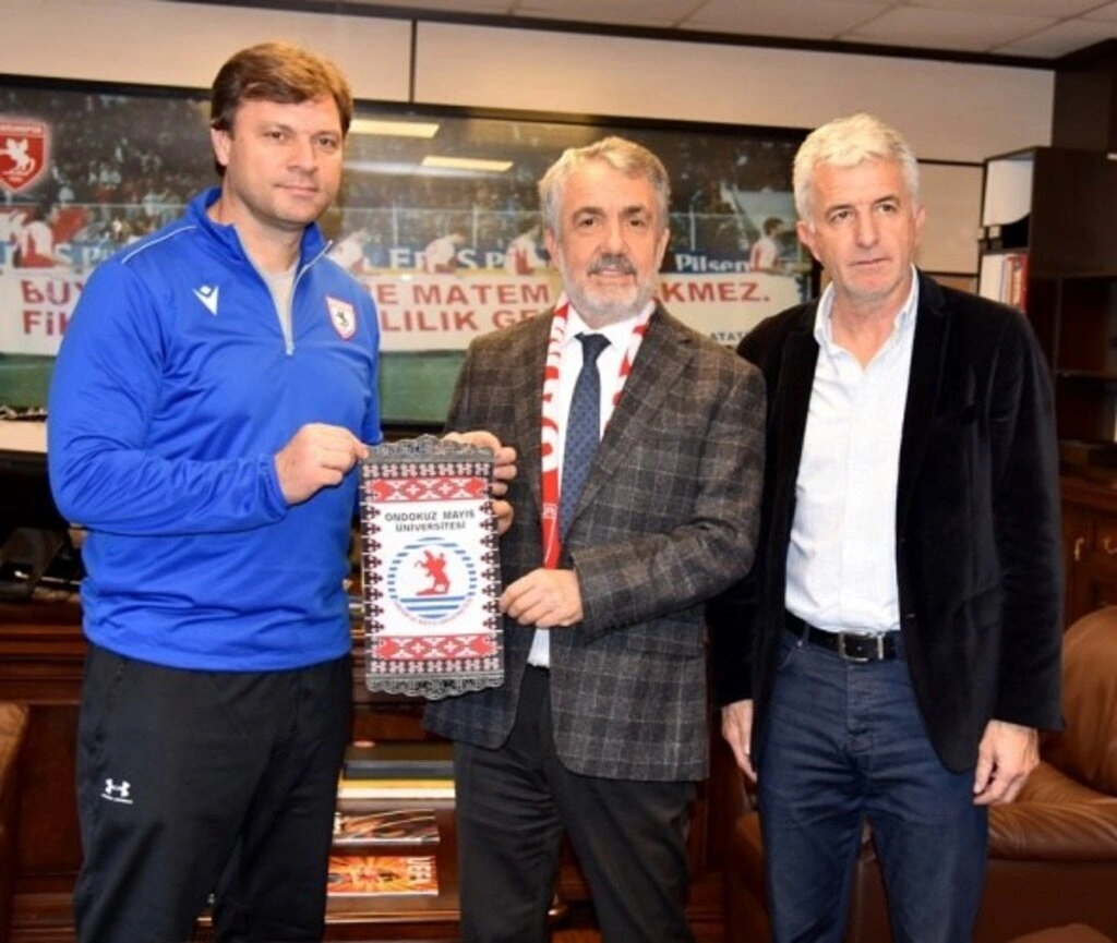 Rektör Bilgiç Samsunspor'u Ziyaret Etti - Resim 5