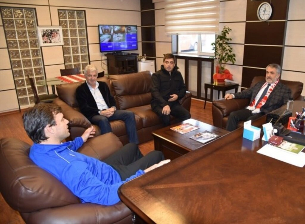 Rektör Bilgiç Samsunspor'u Ziyaret Etti - Resim 8