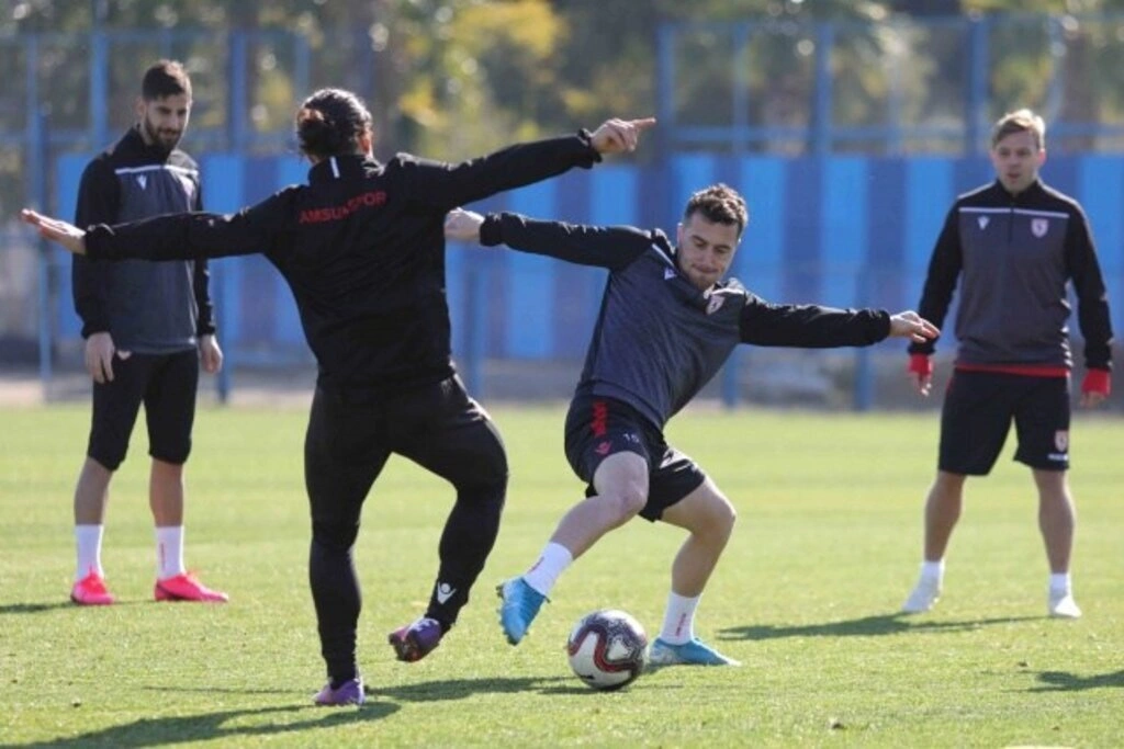 Samsunspor Tarsus İdman Yurdu Maçı Hazırlıklarını Tamamladı - Resim 3