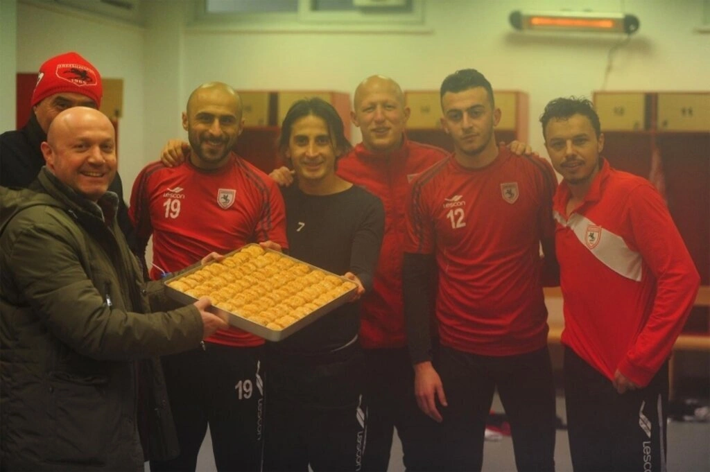 Samsunspor kar üstünde çalıştı - Resim 19