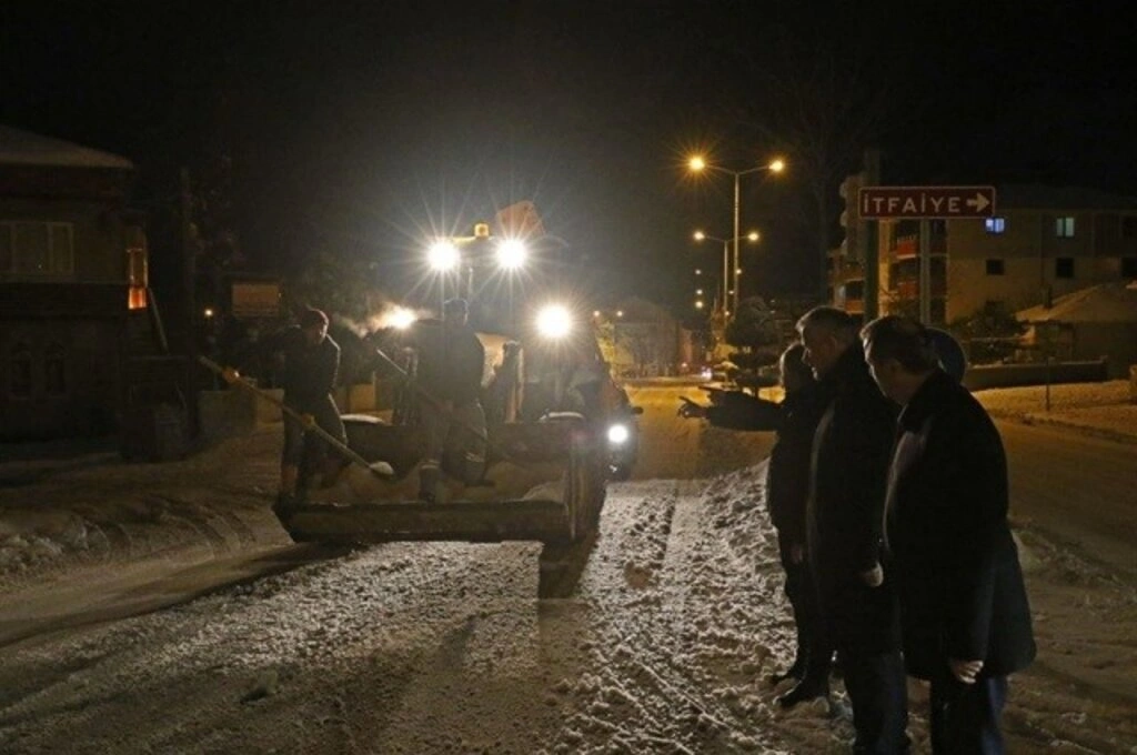Bafra'da Karla Savaş - Resim 9