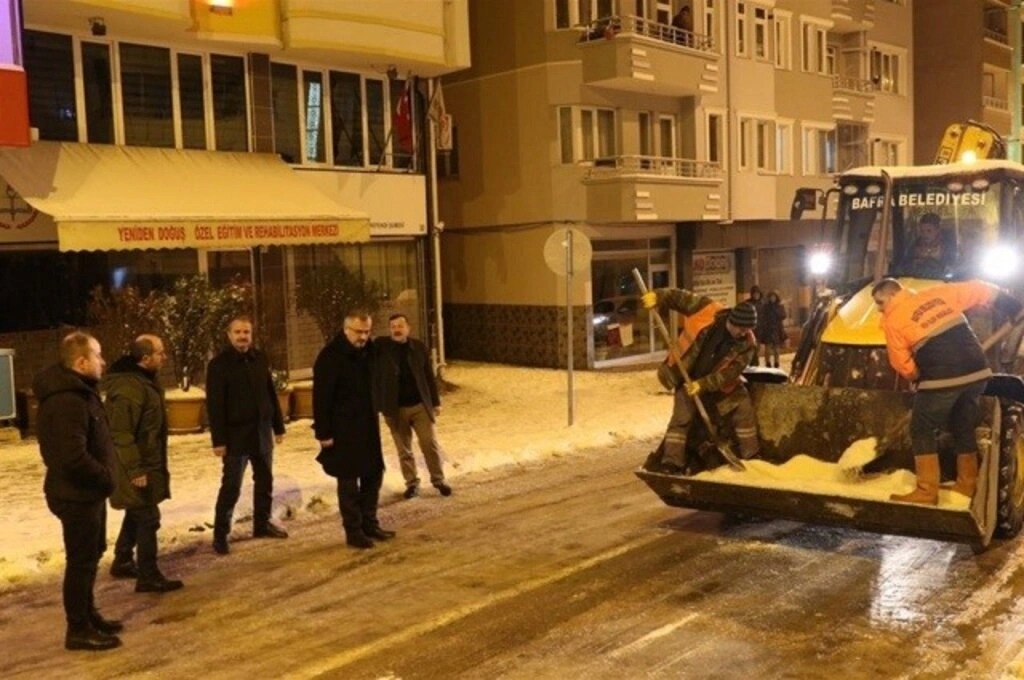Bafra'da Karla Savaş - Resim 15