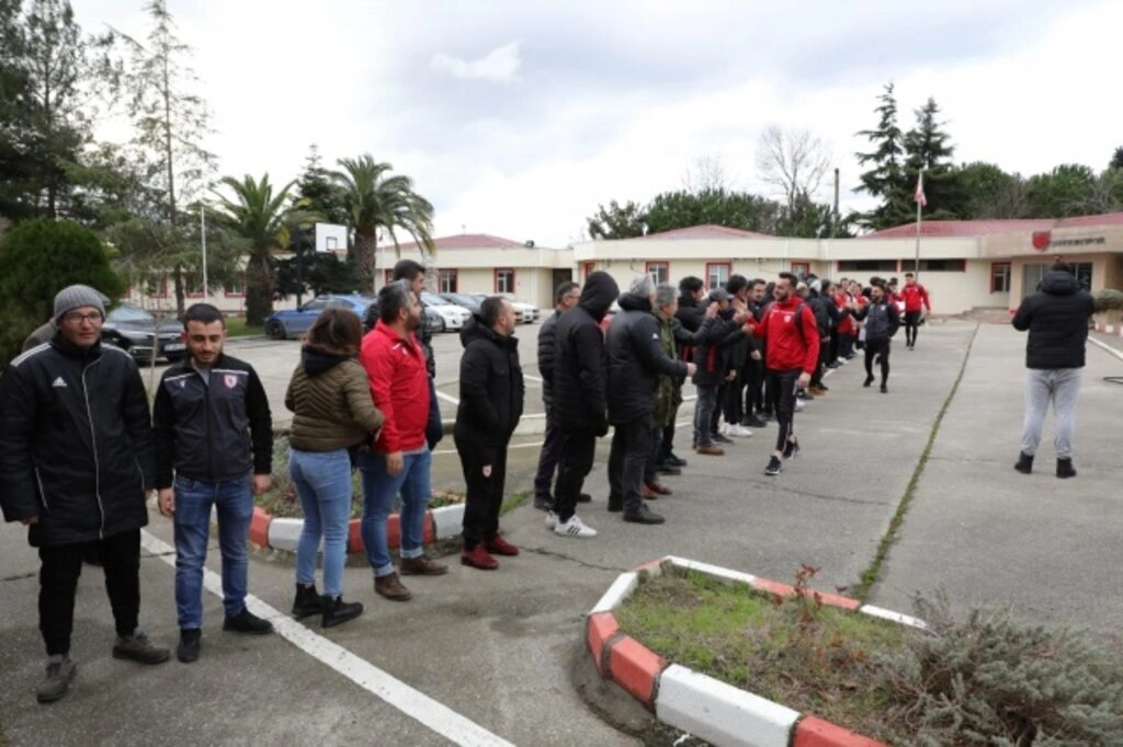 Samsunspor, Meşalelerle Uğurlandı - Resim 5