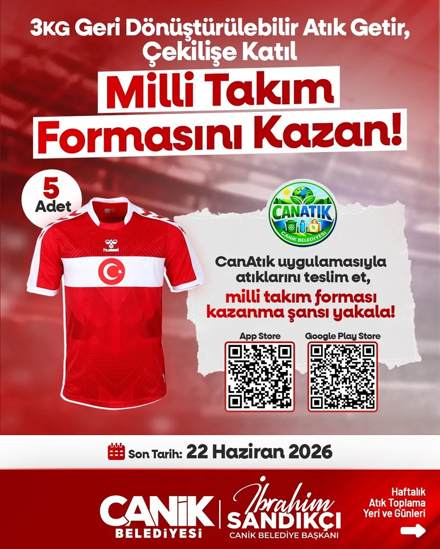 Canik Belediyesi Yine Alkışları Topladı Atık Getirene Milli Takım Forması Hediye Canik Belediyesi Yine Alkışları Topladı Atık Getirene Milli Takım Forması Hediye